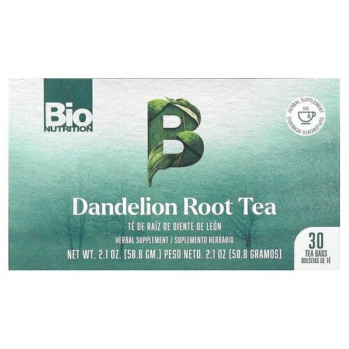 Bio Nutrition Dandelion Root Tea Caffeine Free 30 Tea Bags 2 1 Oz 58 8 G