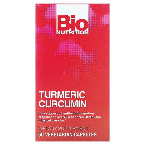 Bio Nutrition Turmeric Curcumin 50 Vegetarian Capsules