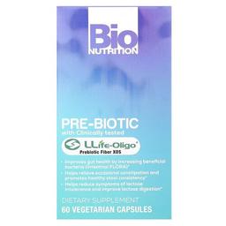 Bio Nutrition Pre Biotic 60 Vegetarian Capsules 700 Mg Per Capsule