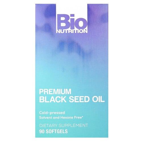 Bio Nutrition Premium Black Seed Oil 90 Softgels 500 Mg Per Softgel