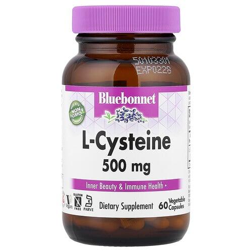 Bluebonnet Nutrition L Cysteine 500 Mg 60 Vegetable Capsules product image