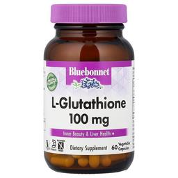 Bluebonnet Nutrition L Glutathione 100 Mg 60 Vegetable Capsules