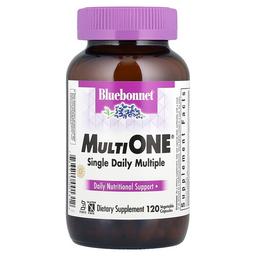 Bluebonnet Nutrition Multione Single Daily Multiple 120 Vegetable Capsules