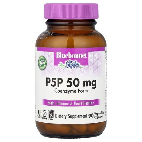 Bluebonnet Nutrition P5p 50 Mg 90 Vegetable Capsules