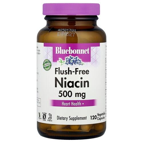 Bluebonnet Nutrition Flush Free Niacin 120 Vegetable Capsules product image