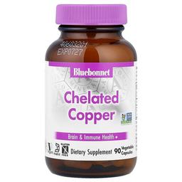 Bluebonnet Nutrition Chelated Copper 3 Mg 90 Vegetable Capsules