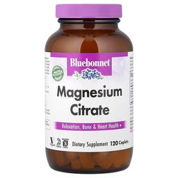 Bluebonnet Nutrition Magnesium Citrate 120 Caplets 200 Mg Per Caplet