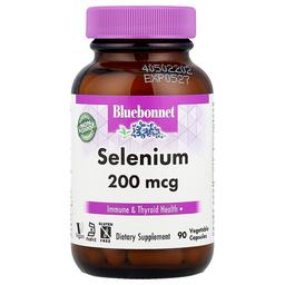 Bluebonnet Nutrition Selenium 200 Mcg 90 Vegetable Capsules