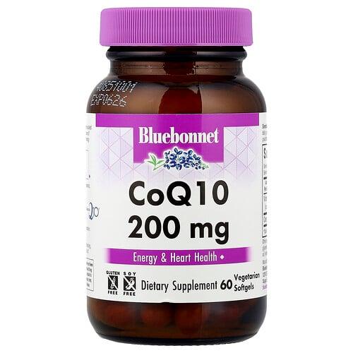 Bluebonnet Nutrition Coq10 200 Mg 60 Vegetarian Softgels product image