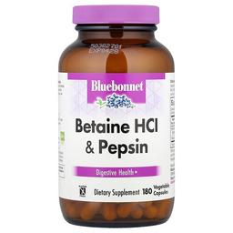 Bluebonnet Nutrition Betaine Hcl Pepsin 180 Vegetable Capsules