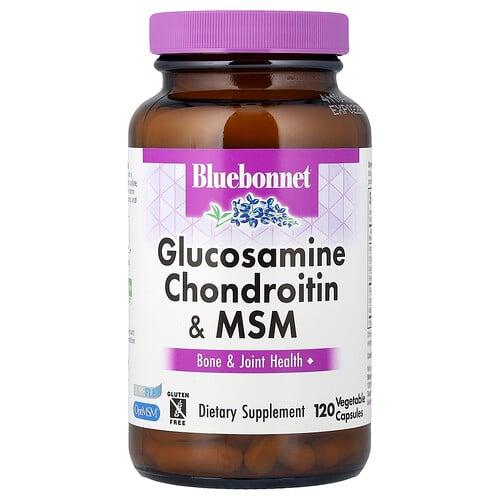 Bluebonnet Nutrition Glucosamine Chondroitin Msm 120 Vegetable Capsules