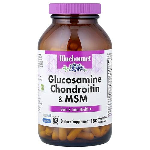 Bluebonnet Nutrition Glucosamine Chondroitin Msm 180 Vegetable Capsules