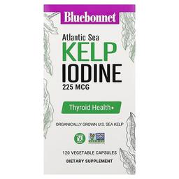 Bluebonnet Nutrition Atlantic Sea Kelp Iodine 225 Mcg 120 Vegetable Capsules