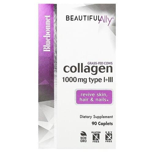 Bluebonnet Nutrition Beautiful Ally Collagen Type I Iii 1 000 Mg 90 Caplets product image