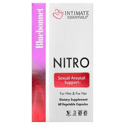 Bluebonnet Nutrition Intimate Essentials Nitro For Him For Her 60 Vegetable Capsules 300 Mg Per Capsule