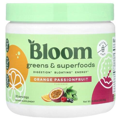 Bloom Greens Superfoods Orange Passionfruit 6 45 Oz 183 6 G