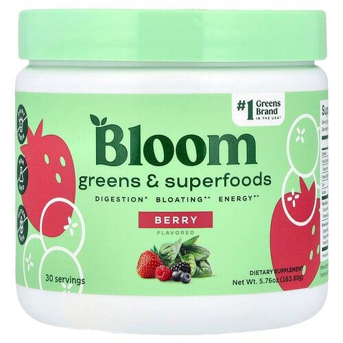 Bloom Greens Superfoods Berry 5 76 Oz 163 8 G