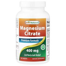 Best Naturals Magnesium Citrate 250 Tablets 200 Mg Per Tablet