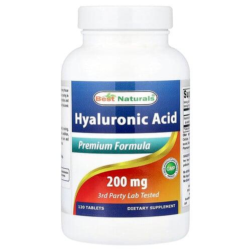 Best Naturals Hyaluronic Acid 200 Mg 120 Tablets
