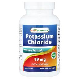 Best Naturals Potassium Chloride 99 Mg 400 Tablets