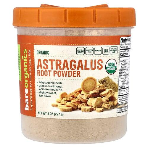 Bareorganics Organic Astragalus Root Powder 8 Oz 227 G