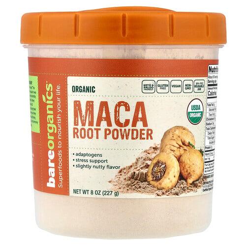 Bareorganics Organic Maca Root Powder 8 Oz 227 G