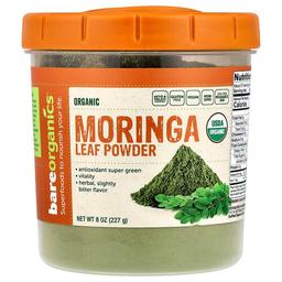Bareorganics Organic Moringa Leaf Powder 8 Oz 227 G