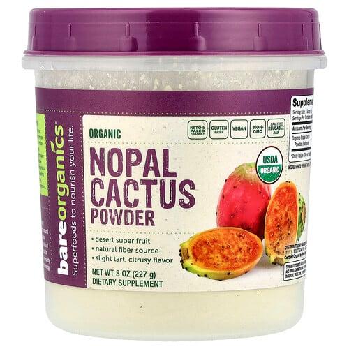 Bareorganics Organic Nopal Cactus Powder 8 Oz 227 G