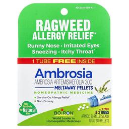 Boiron Ambrosia Meltaway Pellets 30c 3 Tubes 80 Pellets Each