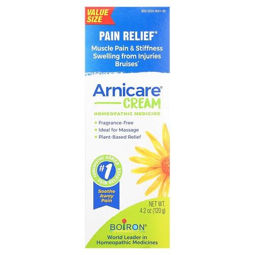 Boiron Arnicare Cream Pain Relief Fragrance Free 4 2 Oz 120 G