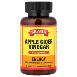 Bragg Energy Apple Cider Vinegar 6 B Vitamins 90 Capsules