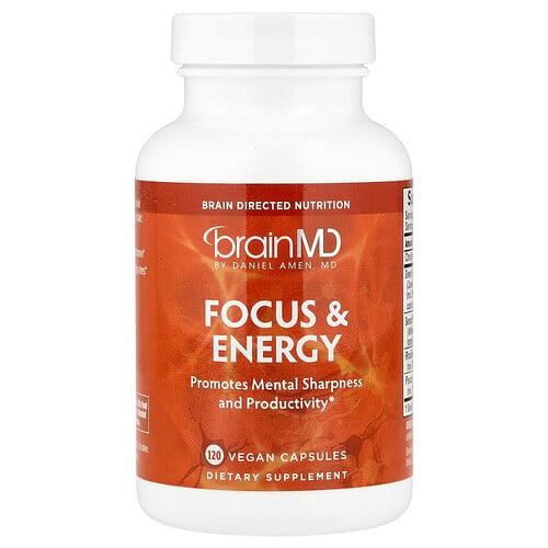 Brainmd Focus Energy 120 Vegan Capsules