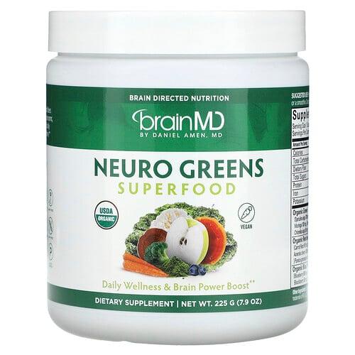 Brainmd Neuro Greens Superfood 7 9 Oz 225 G