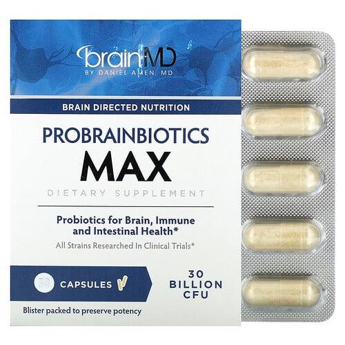 Brainmd Probrainbiotics Max 30 Billion Cfu 30 Capsules