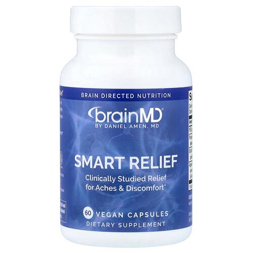브레인MD BrainMD, Smart Relief, 베지 캡슐 60정 product image