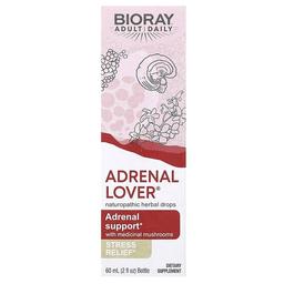 Bioray Adrenal Lover Adrenal Support With Medical Mushrooms 2 Fl Oz 60 Ml