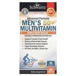 Bioschwartz Men S 50 Multivitamin 60 Veggie Caps