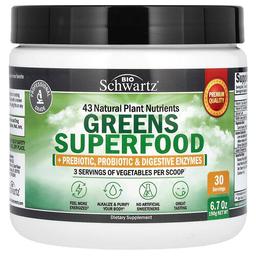 Bioschwartz Greens Superfood 6 7 Oz 190 G