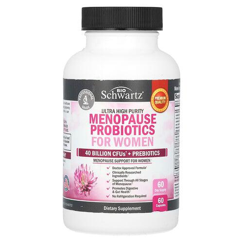Bioschwartz Ultra High Purity Menopause Probiotics For Women 60 Capsules