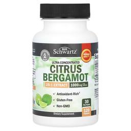Bioschwartz Ultra Concentrated Citrus Bergamot 120 Capsules 250 Mg