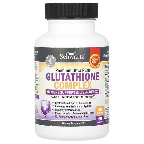 Bioschwartz Premium Ultra Pure Glutathione Complex 60 Capsules