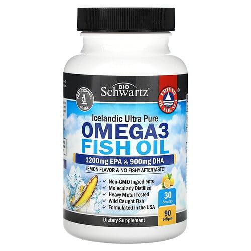 Bioschwartz Omega 3 Fish Oil Lemon 90 Softgels