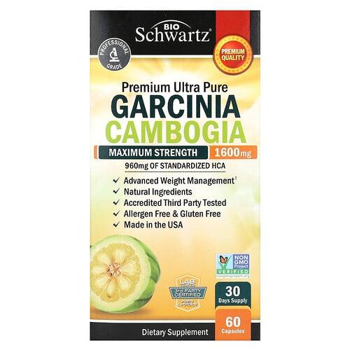 Bioschwartz Garcina Cambogia Maximum Strength 60 Capsules 800 Mg Per Capsule product image