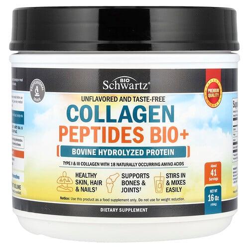 Bioschwartz Collagen Peptides Bio Unflavored 16 Oz 454 G
