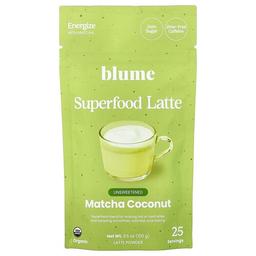 Blume Superfood Latte Matcha Coconut 3 5 Oz 100 G