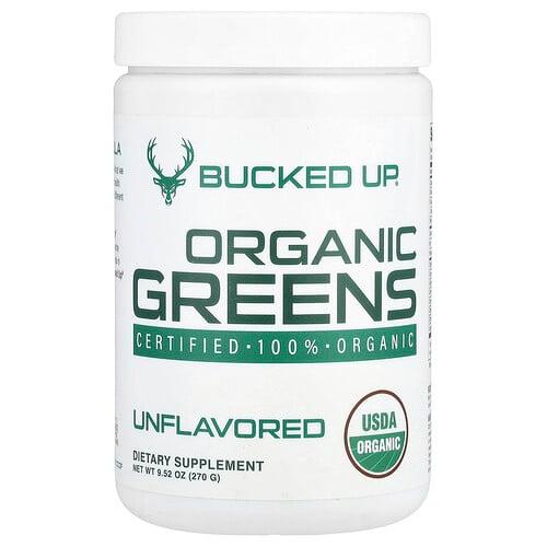 Bucked Up Organic Greens Unflavored 9 52 Oz 270 G
