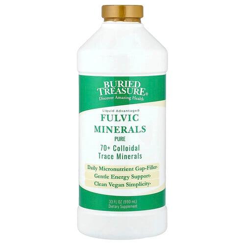 Buried Treasure Fulvic Minerals Pure 33 Fl Oz 990 Ml