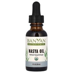 Banyan Botanicals Nasya Oil Herbal Nasal Drops 1 Fl Oz 30 Ml