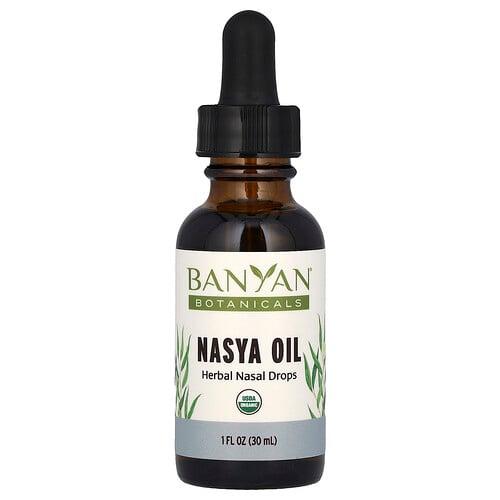 Banyan Botanicals Nasya Oil Herbal Nasal Drops 1 Fl Oz 30 Ml product image