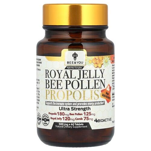 Bee You Royal Jelly Bee Pollen Propolis 60 Tablets product image